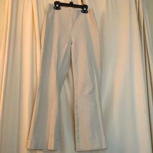 A New Day Light Tan Business Casual Office Pants with Elastic Waistband, Size 2